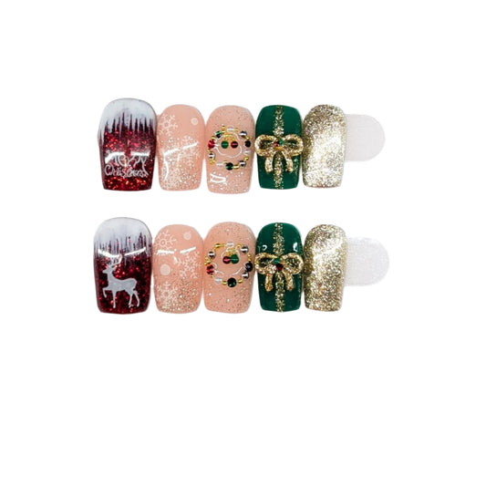 Xmas Snowflake Nail Set