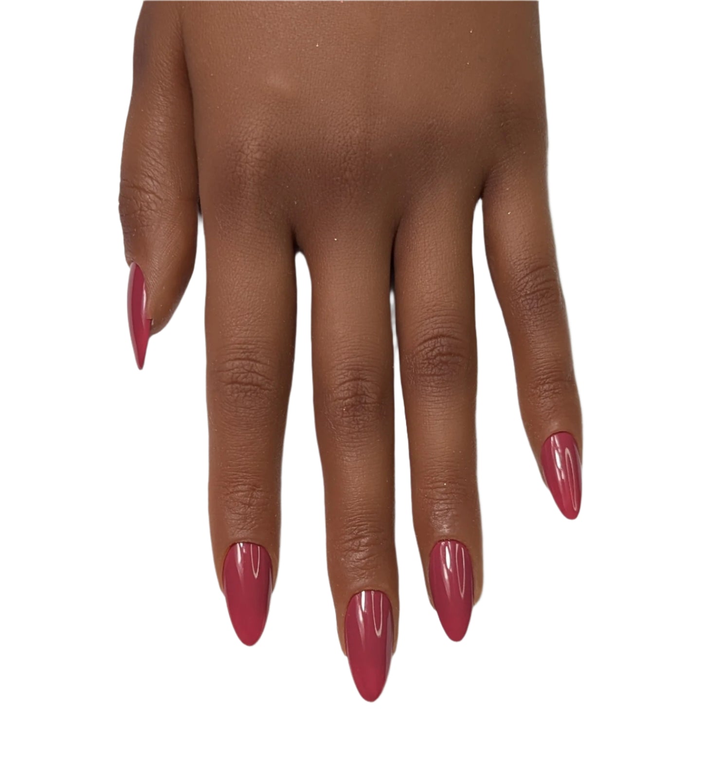 Plum Medium Almond Press on Nails