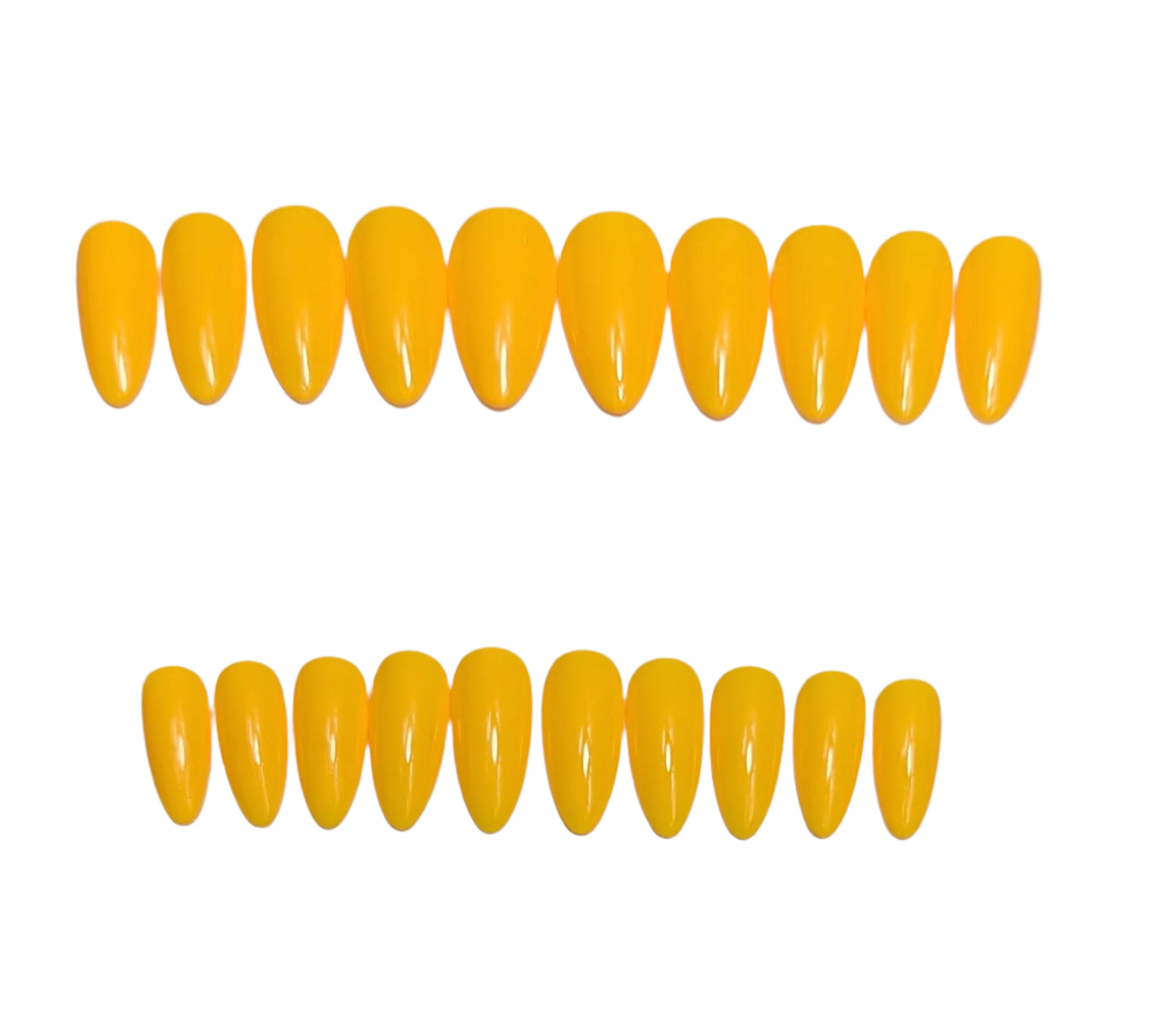 Canary Medium Press on Nails