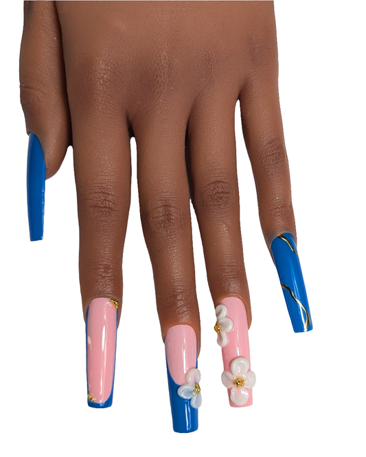 Dazzling Summer Press on Nails